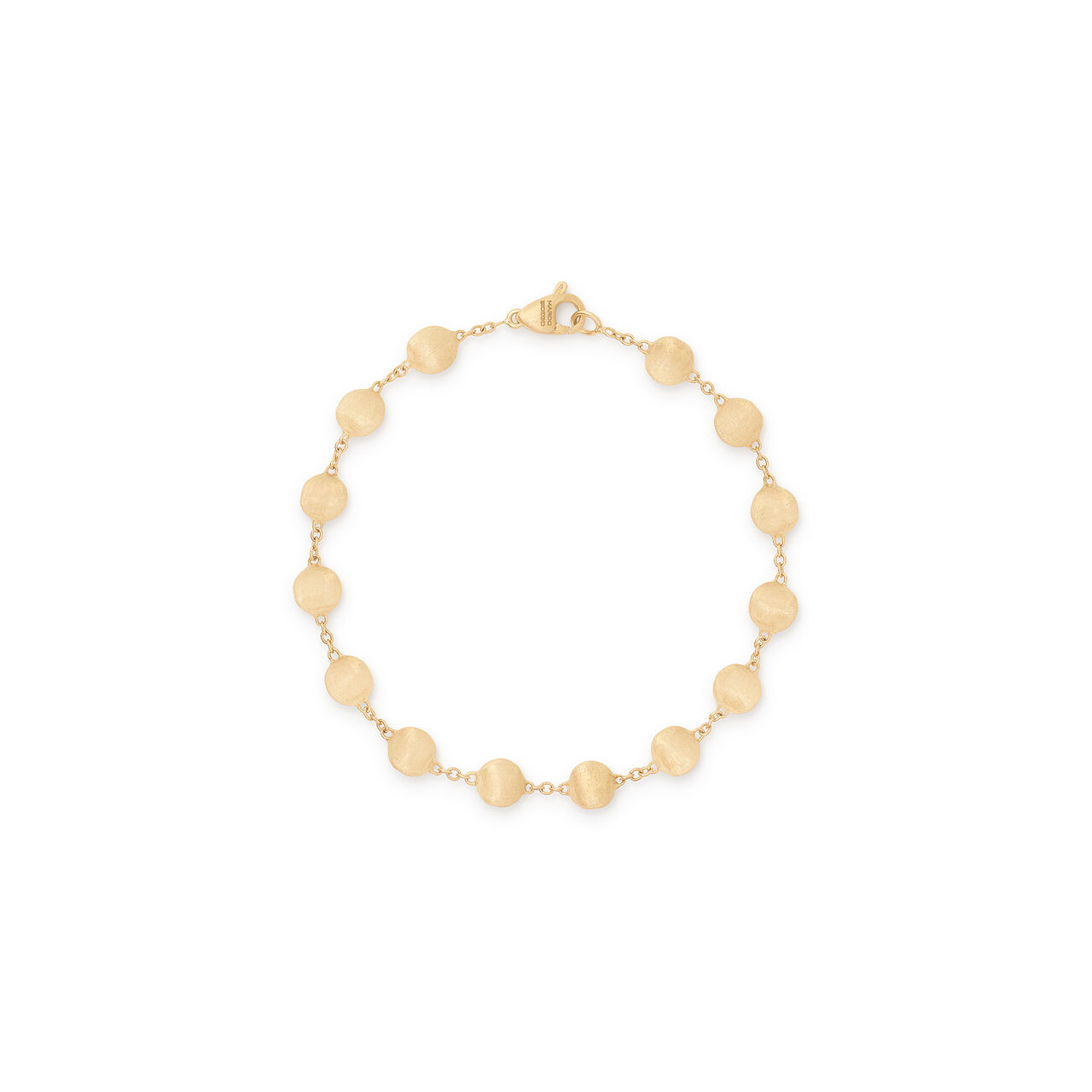 Africa Yellow Gold Bead Bracelet image number 0